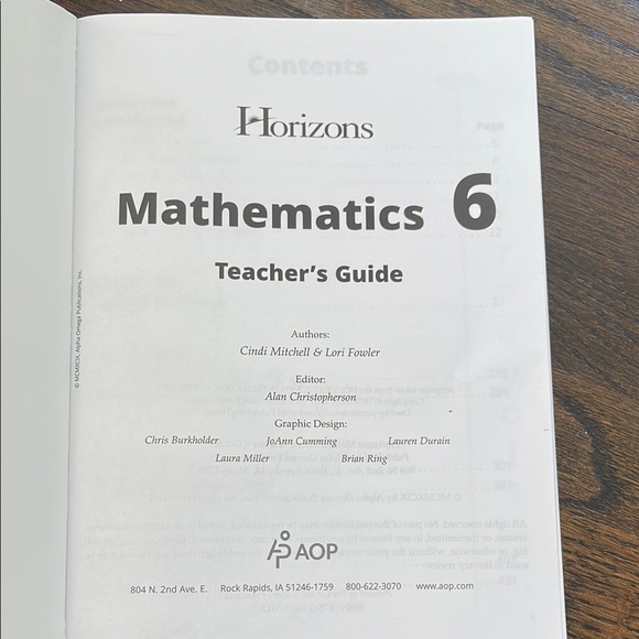 Horizons Math Teacher's Guide - Picture 2 of 8